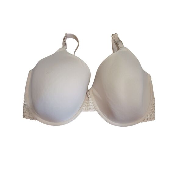 Olga Bra 38DD Womens Beige Underwired Padded Full Coverage Adjustable Straps - Picture 1 of 9